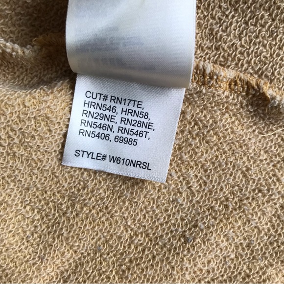 RVCA Slice cropped sweatshirt pullover harvest gold - Picture 7 of 9